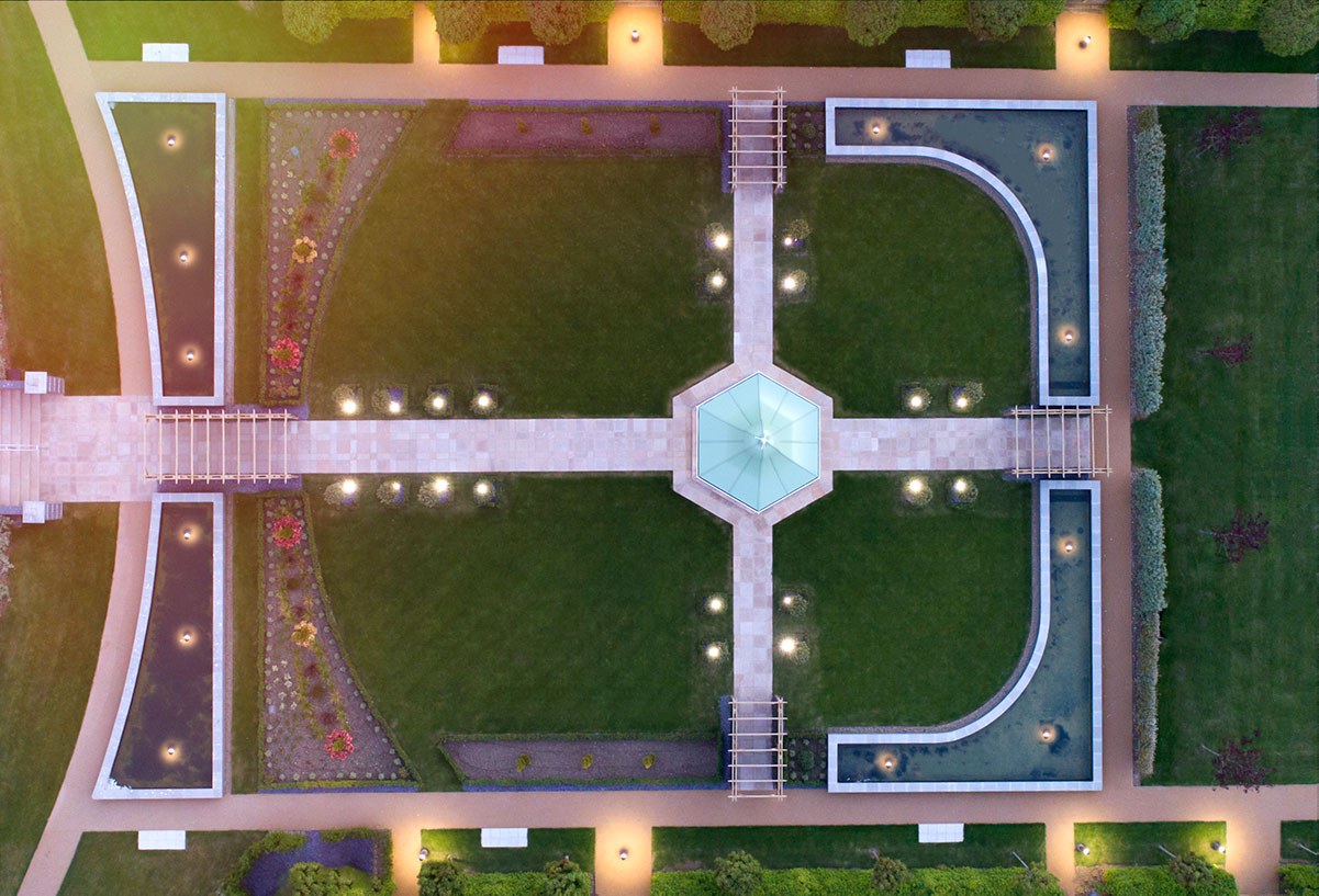 Gazebo Hythe Imperial above2 Aerial Photography